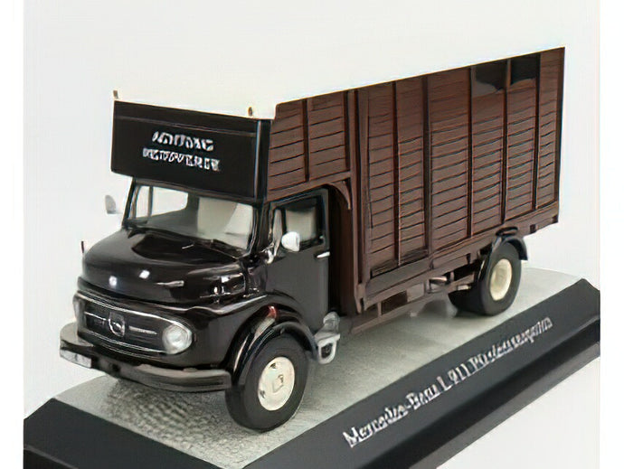 MERCEDES BENZ L911 TRUCK ACHTUNG REITPFERDE TRASPORTO BESTIAME 1969 /PREMIUM CLASSIXXS 1/43ミニカー
