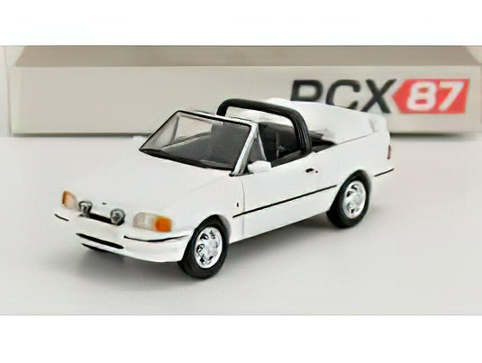 FORD ENGLAND  ESCORT MKIV CABRIOLET OPEN 1986 - WHITE /PREMIUM CLASSIXXS 1/87ミニカー