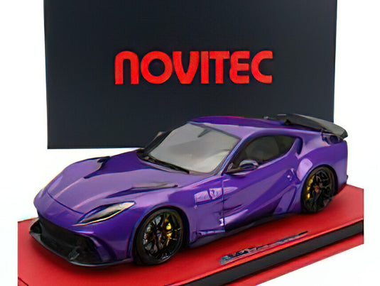 NOVITEC - 812 N-LARGO 2022 - PURPLE MET/PEAKO 1/18 ミニカー