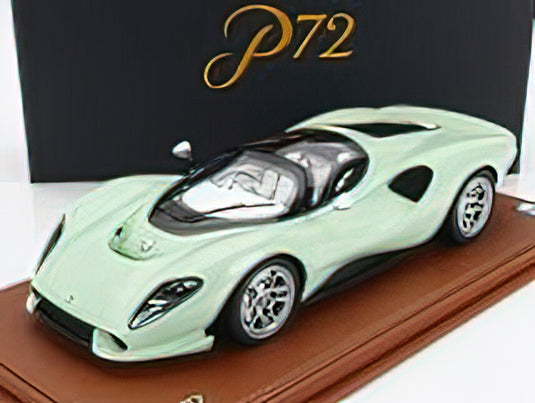 DE TOMASO - P72 N 72 2020 - VERY LIGHT GREEN/Peako 1/18 ミニカー