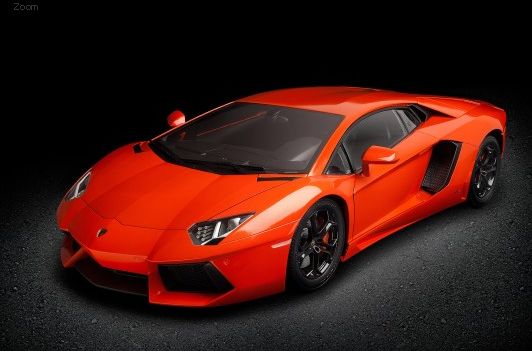 ギャラリービューアに画像をロードする, Lamborghini Aventadorランボルギーニアヴェンタドール LP 700-4 - Arancio Argos 1/8 pocherポケール 組み立てキット ミニカー
