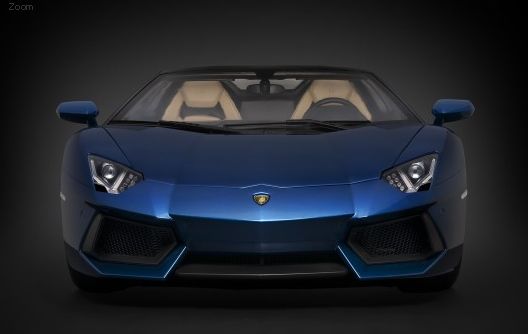 ギャラリービューアに画像をロードする, Lamborghini Aventadorランボルギーニアヴェンタドール LP 700-4 Roadster - Blu Monterrey (metallic blue) 1/8 pocherポケール 組み立てキット ミニカー
