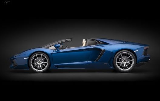 Lamborghini Aventadorランボルギーニアヴェンタドール LP 700-4 Roadster - Blu Monterrey (metallic blue) 1/8 pocherポケール 組み立てキット ミニカー