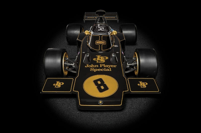 ギャラリービューアに画像をロードする, Lotus 72D - 1972 British GP - Emerson Fittipaldi /Pocher 1/8 組み立てキットミニカー
