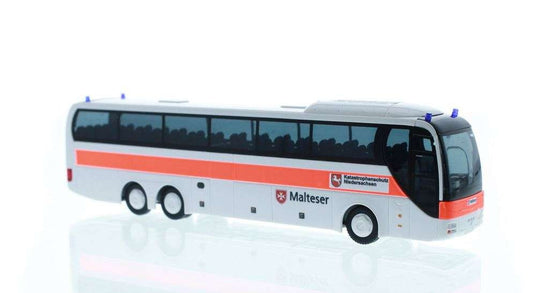 Malteser Katastrophenschutz Niedersachsen MAN Lion´s Coach L 65555 バス/Rietze  1/87 ミニチュア 外国車両