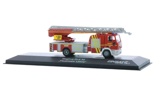 Feuerwehr Lohne Iveco Magirus DLK aerial ladder 68575 消防車 /Rietze  1/87 ミニチュア 外国車両