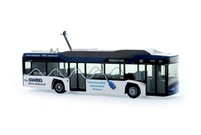 electric SWEG Solaris Urbino 12´14 73030 バス/Rietze  1/87 ミニチュア 外国車両