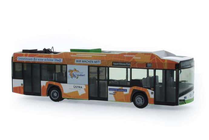 ustra Hannover Solaris Urbino 12 14 electric 73033 バス/Rietze  1/87 ミニチュア 外国車両