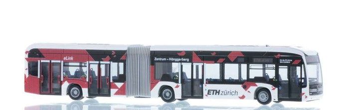 ETH Zurich Mercedes BenzメルセデスベンツeCitaro G 77602 バス/Rietze  1/87 ミニチュア 外国車両
