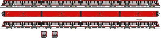 VAG Nurnberg 409-412 Siemens G1 U-Bahn U10002 電車/Rietze  1/87 ミニチュア 外国車両