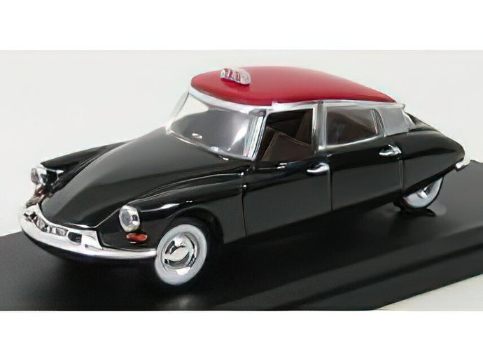 CITROEN  DS19 TAXI DE PARIS 1963 - BLACK RED /Rio 1/43ミニカー