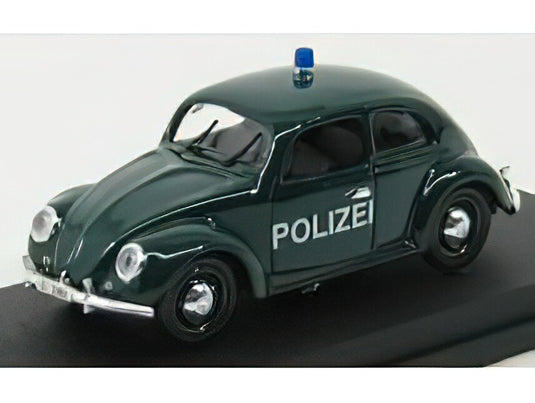 VOLKSWAGEN  BEETLE POLIZEI POLICE 1953 - GREEN /Rio 1/43ミニカー