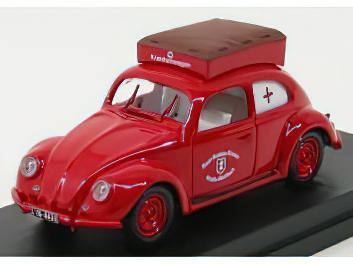VOLKSWAGEN  BEETLE AMBULANCE - FIRE ENGINE 1953 - RED /Rio 1/43ミニカー