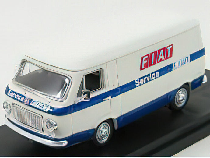 FIAT  238 VAN - ASSISTENZA FIAT 1971 - WHITE BLUE /Rio 1/43ミニカー