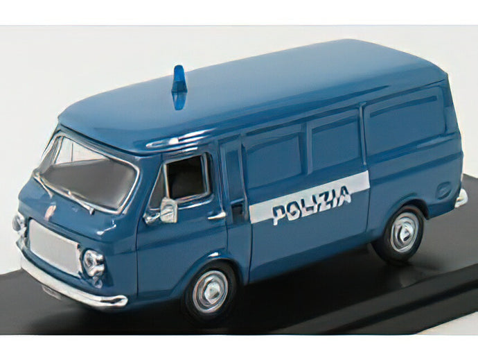 FIAT  238 VAN 1974 POLIZIA - POLICE - BLUE /Rio 1/43ミニカー