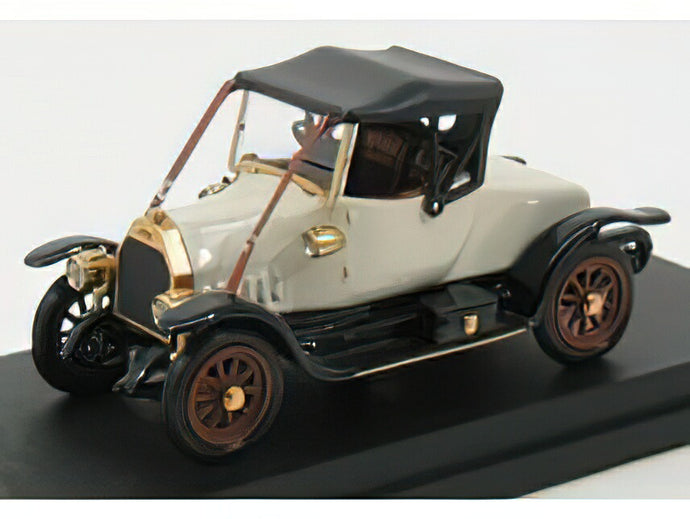 FIAT  TIPO 0 SPIDER - CLOSED 1912 - WHITE BLACK /Rio 1/43ミニカー