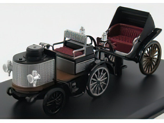 DE DION BOUTON - WITH TRAILER 1894 - BLACK BROWN /Rio 1/43ミニカー