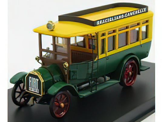 FIAT  18BL AUTOBUS BRACIGIANO - CAMARELLE 1916 - GREEN YELLOW /Rio 1/43ミニカー
