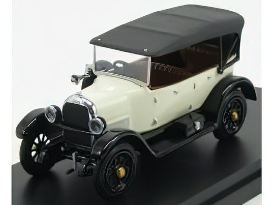 FIAT  501 SPORT CABRIOLET CLOSED 1919 - WHITE BLACK /Rio 1/43ミニカー