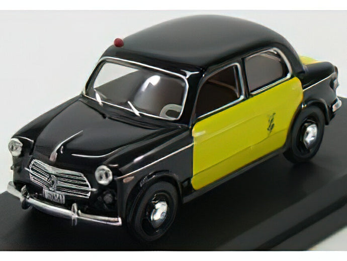 FIAT  1100/103 TAXI BARCELLONA 1956 - BLACK YELLOW /Rio 1/43ミニカー