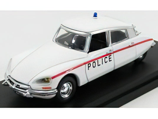 CITROEN  DS21 PARIS GENDARMERIE POLICE 1968 - WHITE /Rio 1/43ミニカー