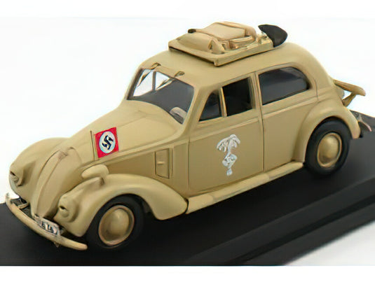 FIAT  1500 DEUTSCHE AFRIKA KORPS SERVICE 1941 - YELLOW MILITARY /Rio 1/43ミニカー