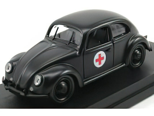 VOLKSWAGEN  BEETLE MILITARY AMBULANCE 1943 - BLACK /Rio 1/43ミニカー
