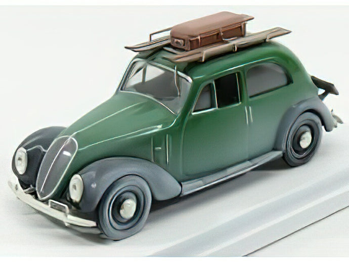 FIAT  6C 1500 WITH SKI 1936 - CON SCI - GREEN BLACK /Rio 1/43ミニカー