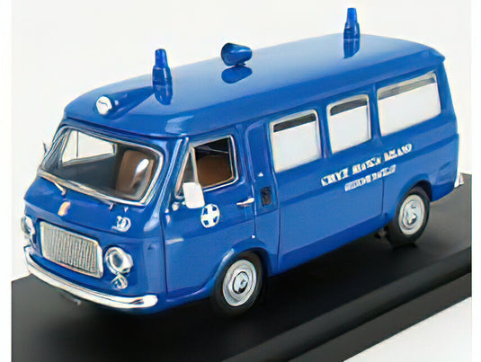 FIAT  238 AMBULANZA CROCE BIANCA MILANO SEZIONE PAULLO 1970 /Rio 1/43ミニカー