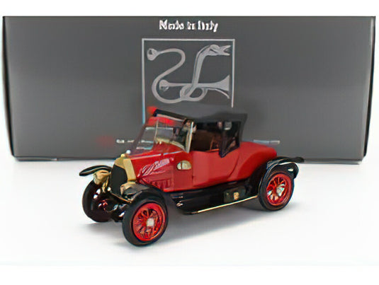 FIAT  TIPO 0 SPIDER CLOSED 1912 - RED BLACK /Rio 1/43ミニカー