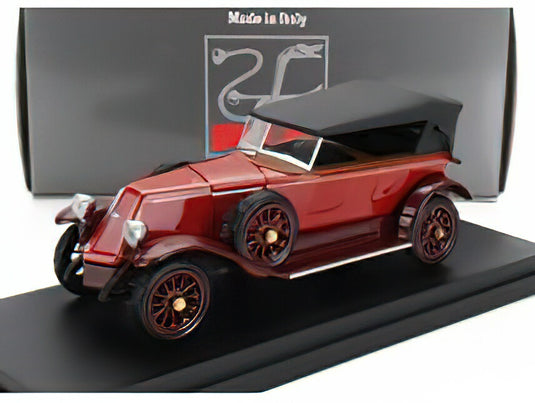 RENAULT  40 CV TORPEDO CABRIOLET CLOSED 1923 - RED BLACK /Rio 1/43ミニカー