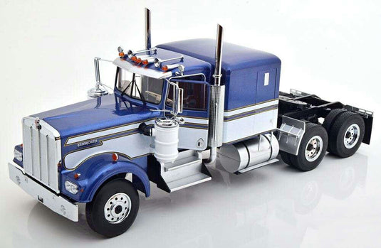 Kenworth W900 blue metallic white RK180123 / Road King トラック トラクタ 1/18 模型