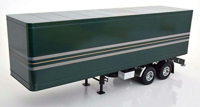 Box Semitrailer dark green silver gold RK180165 / Road King トラック トレーラー 1/18 模型