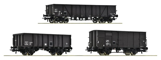 Roco 760043-tlg. Set: G?terwagen, SNCF DC 電車セット HOゲージ
