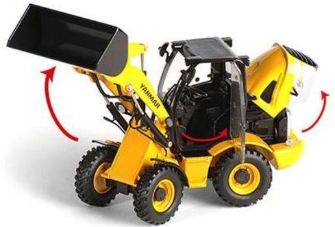 【予約】Yanmarヤンマー V8 油圧ショベル ROS  建設機械模型 工事車両 1/32 ミニチュア