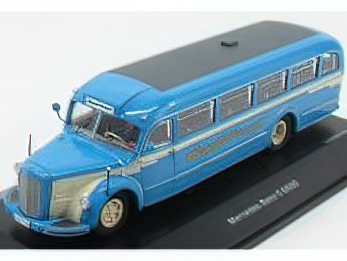 MERCEDES BENZメルセデスベンツ - O6600 AUTOBUS WANDERFREUND 1953 - LIGHT BLUE CREAM /Schuco 1/43 ミニカー