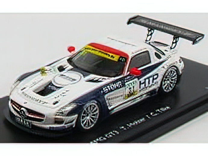MERCEDES BENZメルセデスベンツ - SLS COUPE 6.3 AMG GT3 (C197) N 31 ADAC MASTERS GT 2012 T.HOLZER - C.TILKE - WHITE BLUE /Schuco 1/43 ミニカー