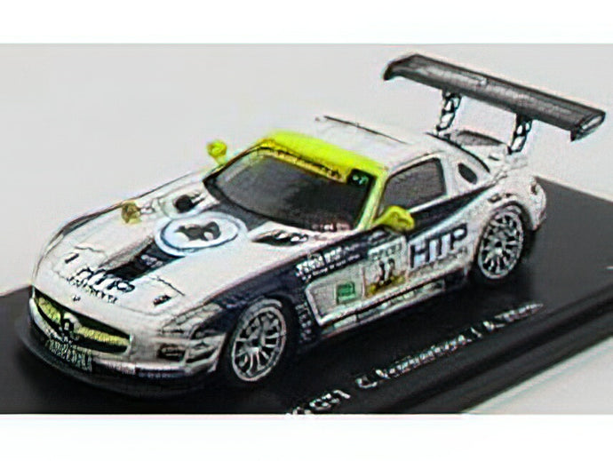 MERCEDES BENZメルセデスベンツ - SLS COUPE 6.3 AMG GT3 (C197) N 33 ADAC MASTERS GT 2012 C.FRANKENHOUT - A.WIRTHGT - WHITE BLUE /Schuco 1/43 ミニカー