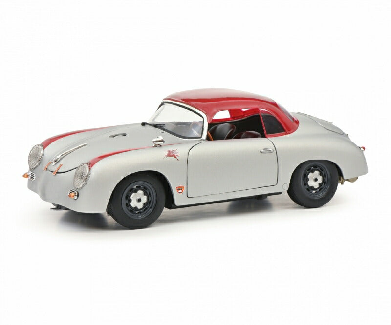 ギャラリービューアに画像をロードする, 【予約】6月以降発売予定PORSCHE - 356 SPIDER HARD-TOP CLOSED OUTLAW 1952 - SILVER RED /Schuco  1/18 ミニカー
