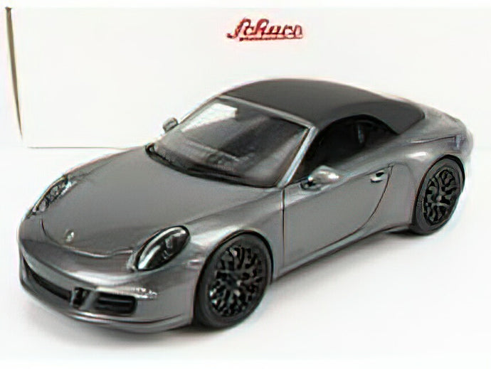 PORSCHEポルシェ 911 991 CARRERA GTS CABRIOLET 2014 - GREY /Schuco 1/18 ミニカー