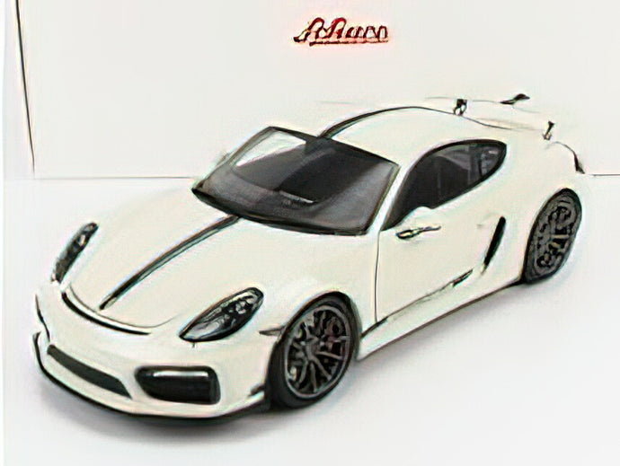 PORSCHEポルシェ CAYMAN GT4 COUPE 2015 - WHITE /Schuco 1/18 ミニカー