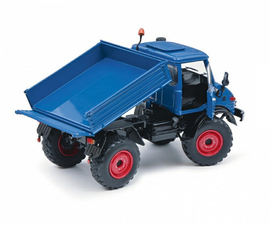 MERCEDES BENZ - UNIMOG U406 TRUCK 1966 - BLUE  トラック /Schuco 建設機械模型 工事車両 1/18 ミニカー