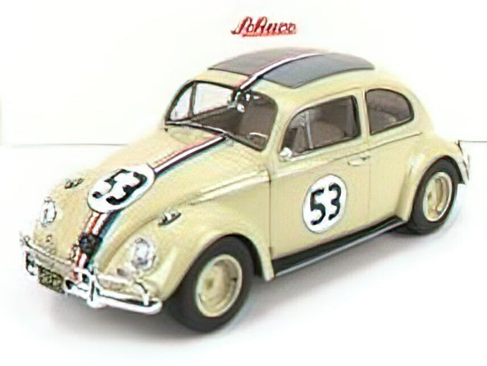 VOLKSWAGENフォルクスワーゲン - BEETLE N 53 HERBIE 1968 - WALT DISNEY - IVORY /Schuco 1/12 ミニカー