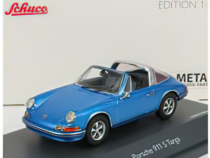 PORSCHE - 911 TARGA 1967 - BLUE MET /Schuco 1/43 ミニカー