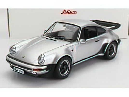 PORSCHEポルシェ 911 930 TURBO COUPE 1977 - SILVER/Schuco 1/12 ミニカー