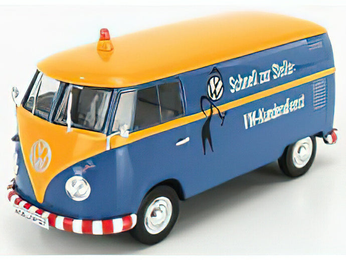VOLKSWAGEN - T1b VAN VW-KUNDENDIENST 1962 - BLUE YELLOW /Schuco 1/32 ミニカー
