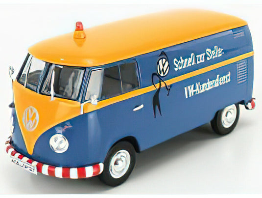 VOLKSWAGEN - T1b VAN VW-KUNDENDIENST 1962 - BLUE YELLOW /Schuco 1/32 ミニカー