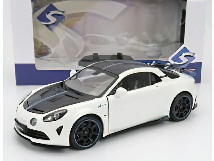 ALPINE - ALPINE A110 RADICALE COUPE 2023 - WHITE BLACK /SOLIDO 1/18 ミニカー