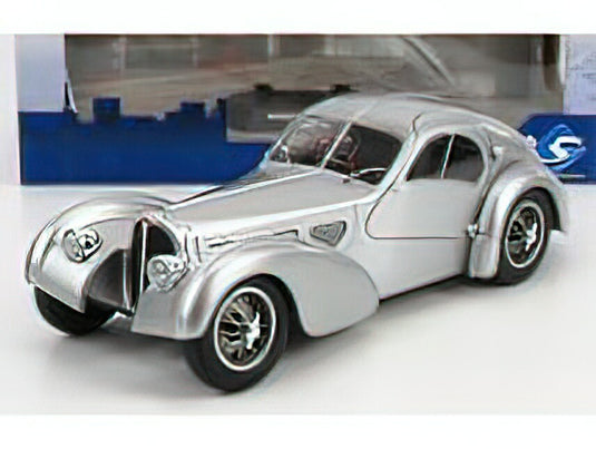 BUGATTI - TYPE 57SC ATLANTIC 1937 - SILVER /SOLIDO 1/18 ミニカー