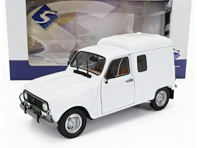 RENAULT - R4L F4 VAN 1975 - WHITE /SOLIDO 1/18ミニカー